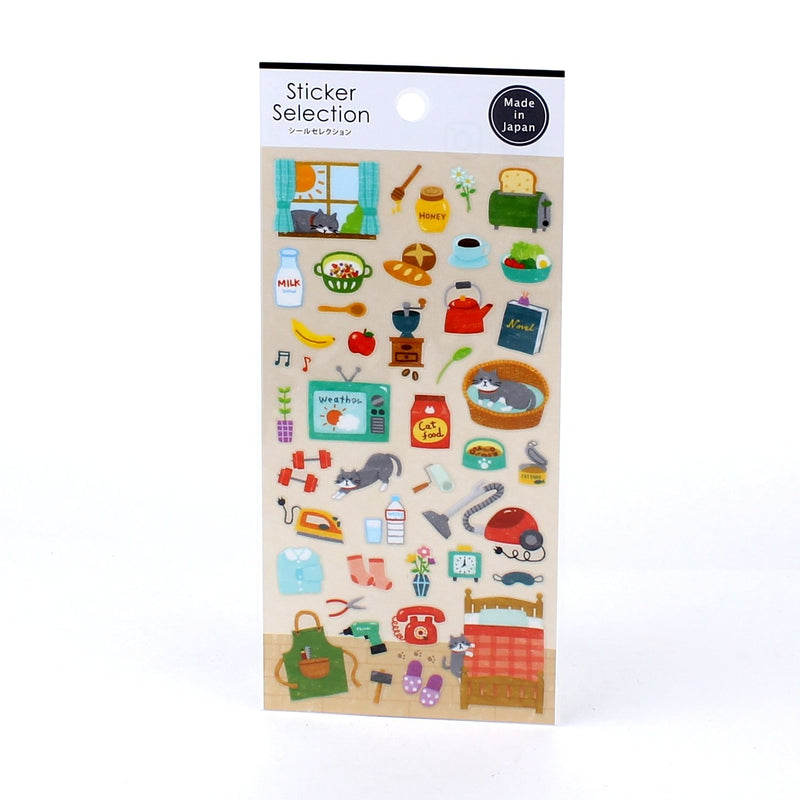 Sticker Selction Daily Life Cat Stickers