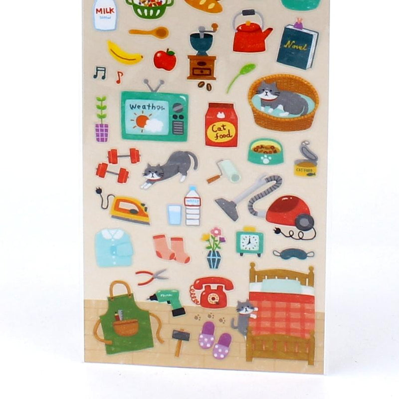Sticker Selction Daily Life Cat Stickers