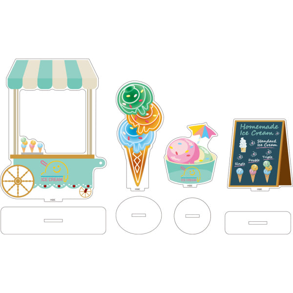 Nendoroid More Acrylic Stand Decorations: Ice Cream Parlor