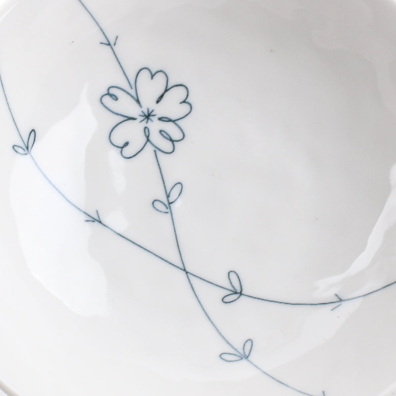 Flowers Shallow Bowl