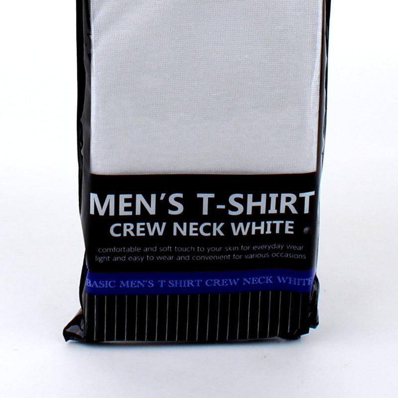 Men's Crew Neck T-Shirt White (M)
