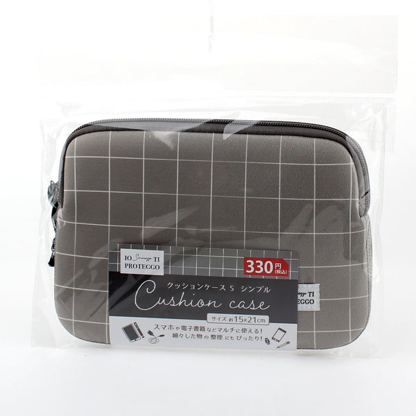 Graph Cushioned Zipper Case (S)