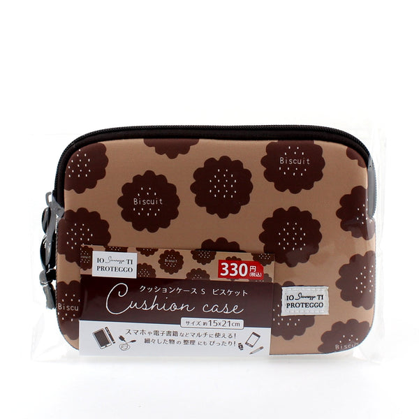 Biscuit Cushioned Zipper Case (S)