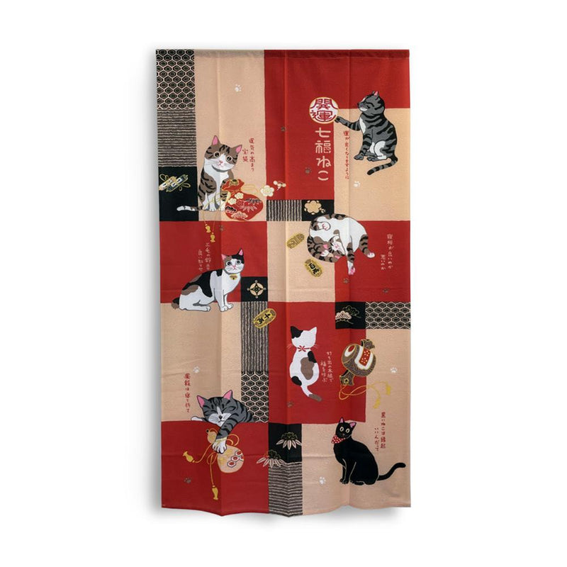 Cats Pattern Doorway Curtain (85x170cm)