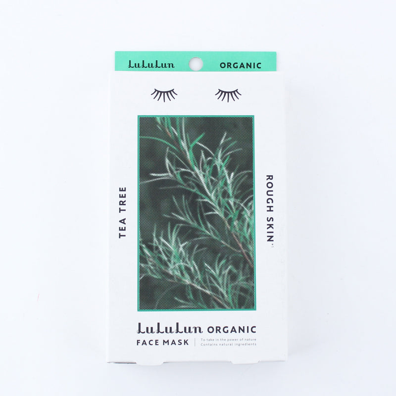 Lululun Organic TF Clear Skin Sheet Masks (Tea Tree)