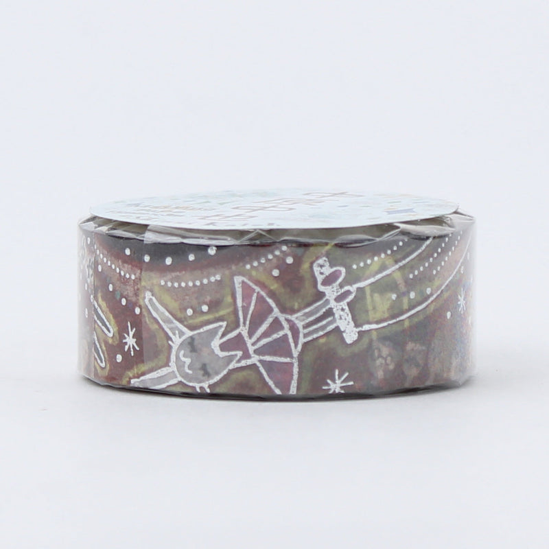 Seal Do kirapika Shinzi Katoh Design Nakahara Chuuya Star Clown: Circus Masking Tape