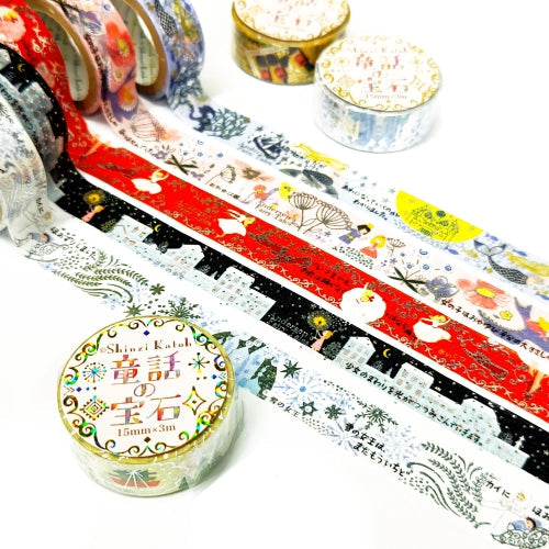 Masking Tape (Andersen's Fairy Tales:The Red Shoes/15mm x 3m/Seal Do/SMCol(s): Red,White)