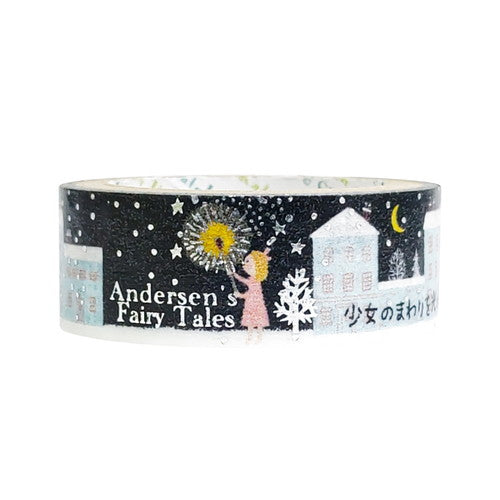 Masking Tape (Andersen's Fairy Tales:The Little Match Girl/15mm x 3m/Seal Do/SMCol(s): Black,White,Yellow)