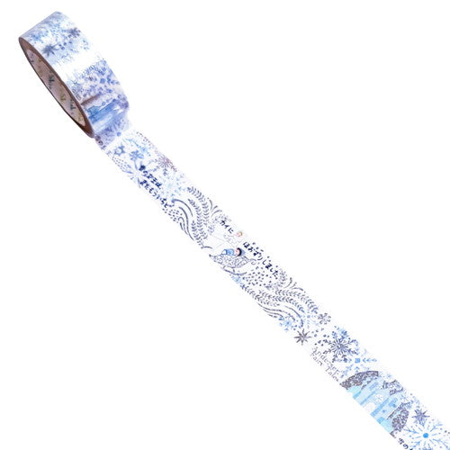 Masking Tape (Andersen's Fairy Tales:The Snow Queen/15mm x 3m/Seal Do/SMCol(s): White,Blue)