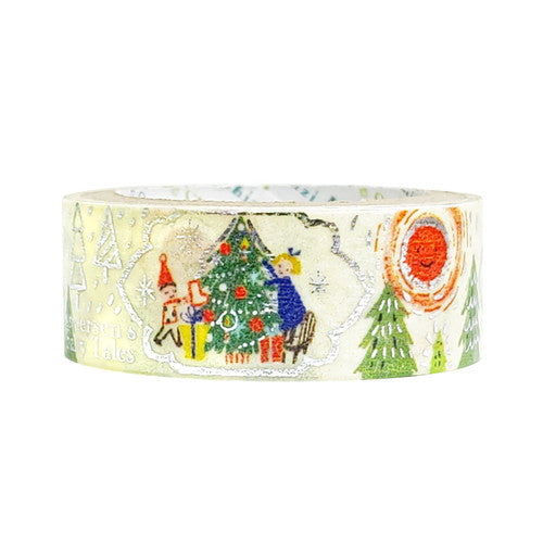 Masking Tape (Andersen's Fairy Tales:The Fir Tree/15mm x 3m/Seal Do/SMCol(s): Green,Red,Blue)
