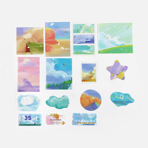 Fantasy Travel: Dreamy Sky Sticker Flakes