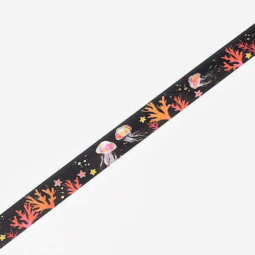 BGM Gold Foil Stamping Deep Sea Masking Tape