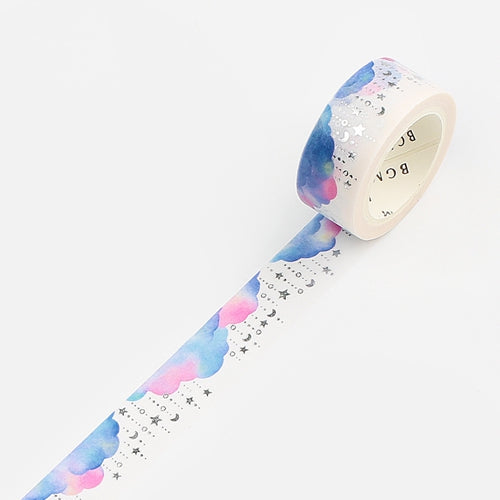 BGM Foil Stamping Cloud & Stars Masking Tape