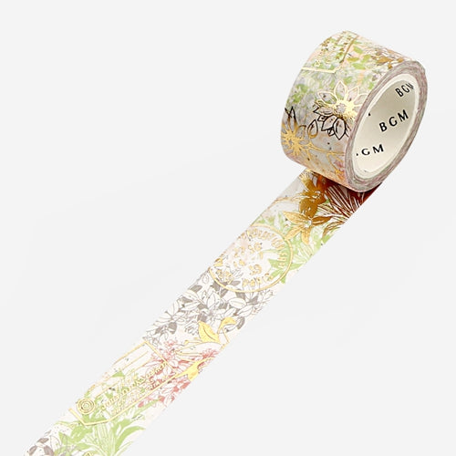 BGM Foil Stamping Flower Letter Masking Tape