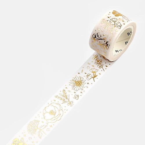 BGM Foil Stamping Gold Flower Masking Tape