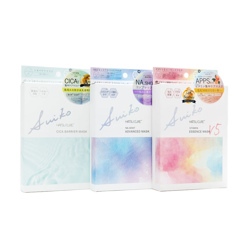 Sheet Masks (90 mL (3 Sheets)/Suiko/CICA Barrier Mask/SMCol(s): Blue)