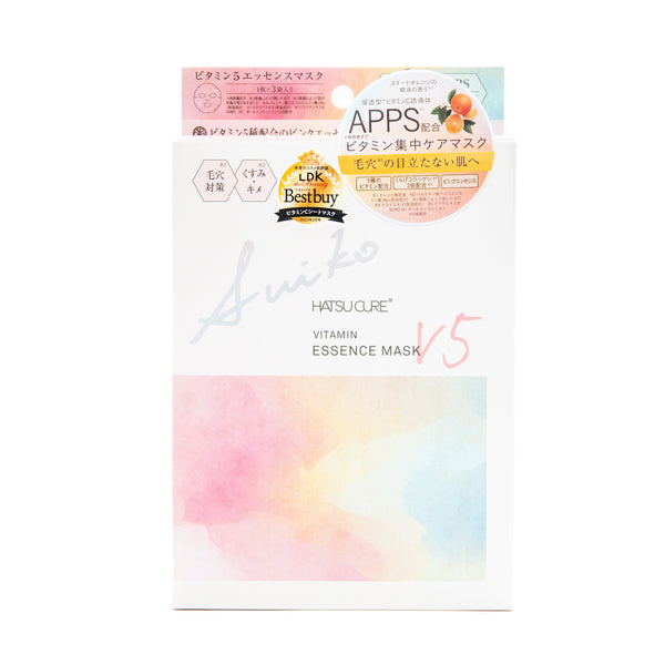 Sheet Masks (90 mL (3 Sheets)/Suiko/Vitamin 5 Essence Mask/SMCol(s): Pink,Blue,Purple)