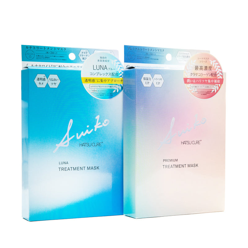 Sheet Masks (90 mL (3 Sheets)/Suiko/Premium Treatment Mask/SMCol(s): Pink,Purple)