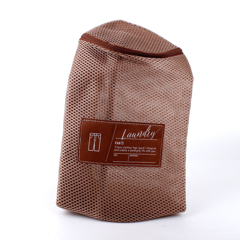Brown Cylindrical Laundry Net