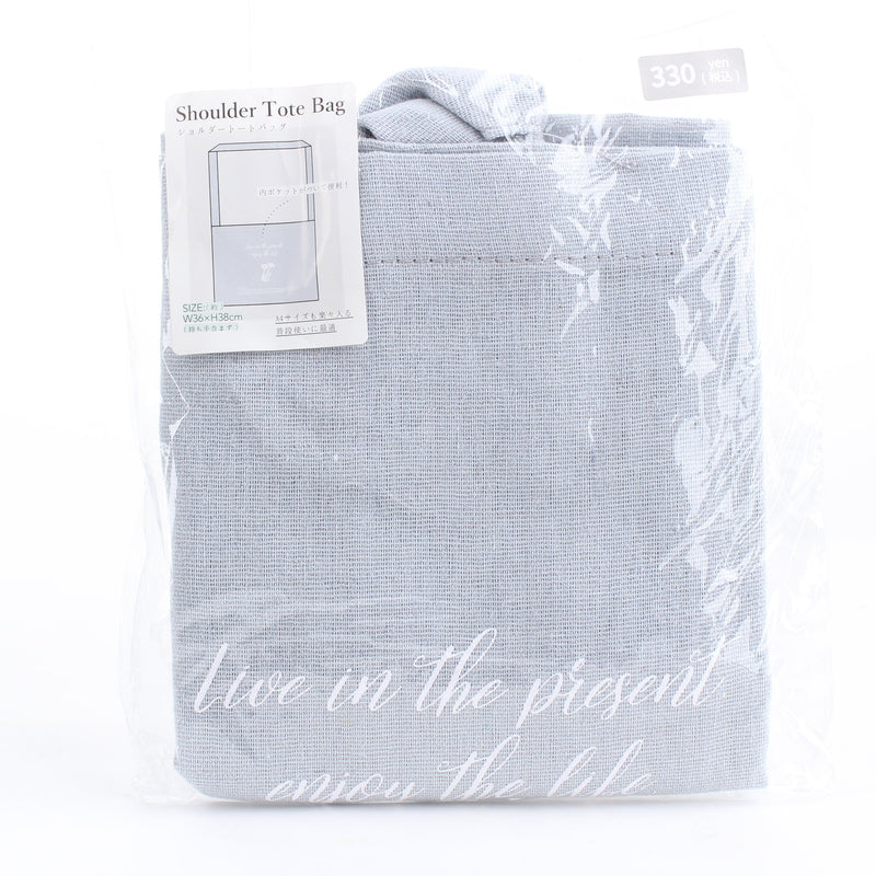 Shoulder Writing 36x38cm Tote Bag