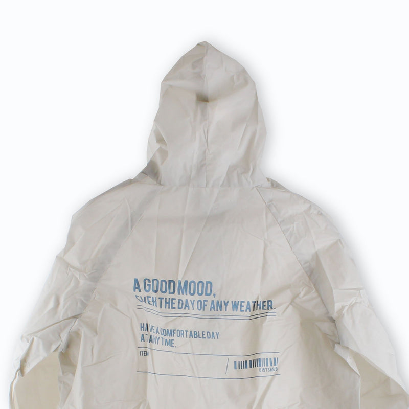 Writing Adult Raincoat with Bag