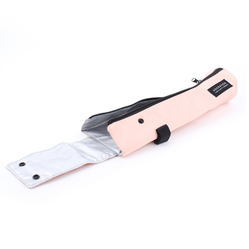 Hair Straightener & Curling Iron Pouch (Portable/Hangable/35cm/d.8cm/SMCol(s): Pink)