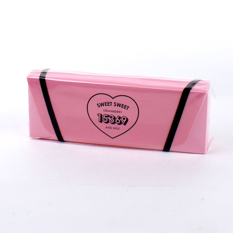 Pink Slim Pencil Case with Straps