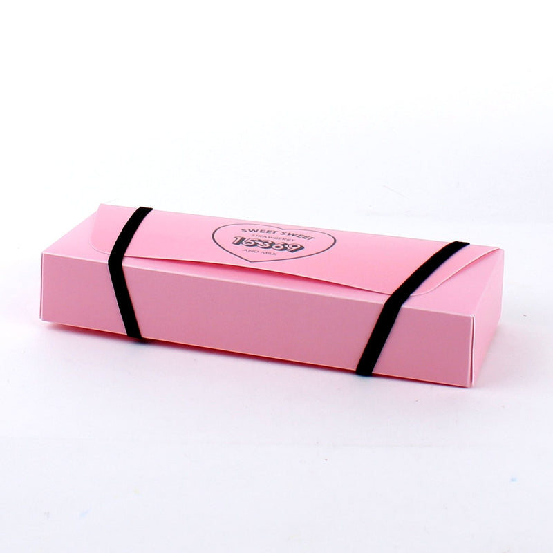 Pink Slim Pencil Case with Straps