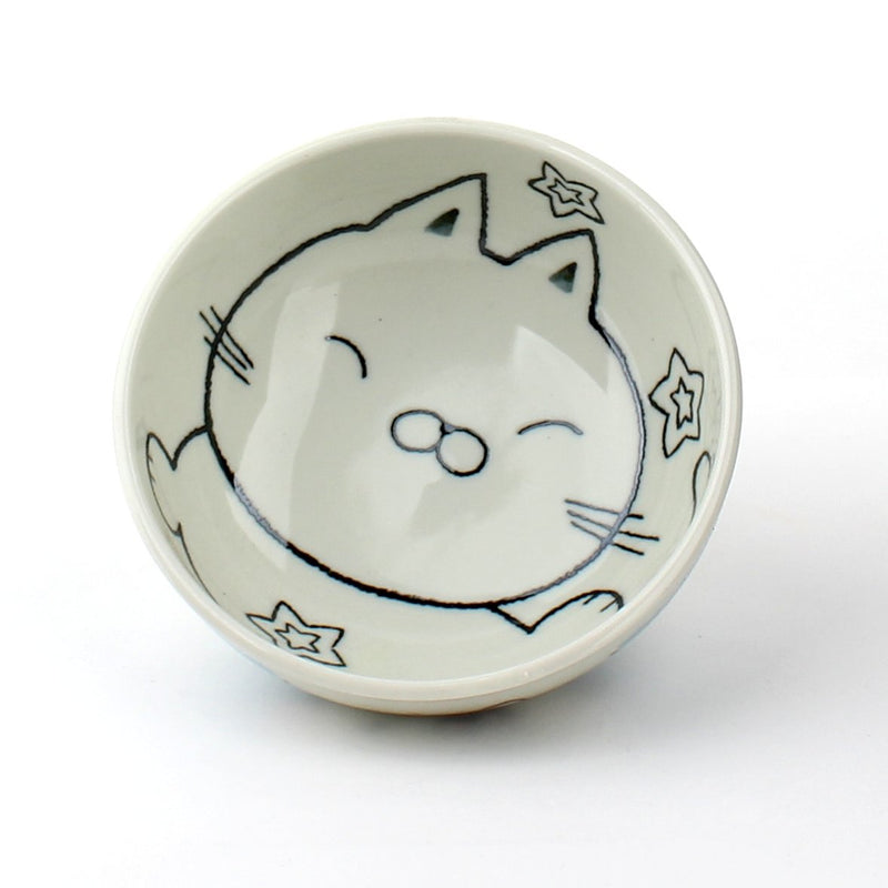 Bowl (Porcelain/With Lid/Cat/M/5cm/d.14cm)