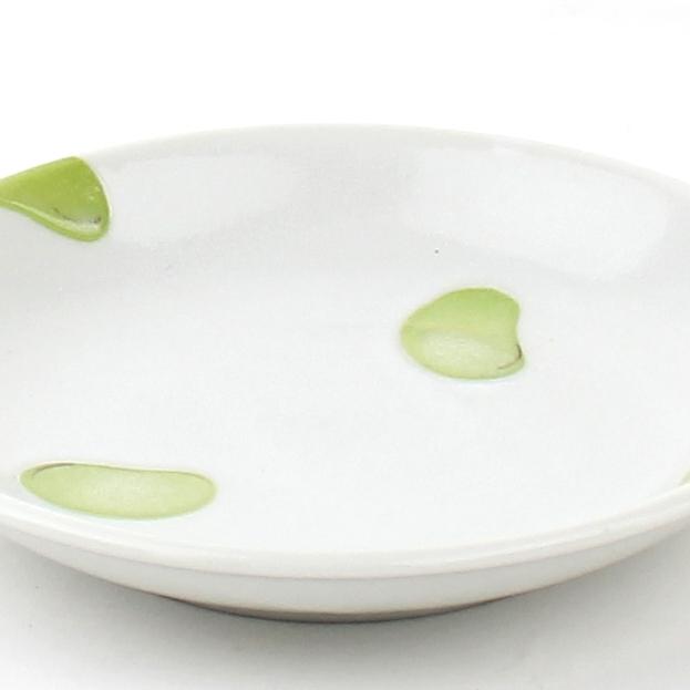 Plate (Porcelain/Bean/2cm/d.13.5cm)