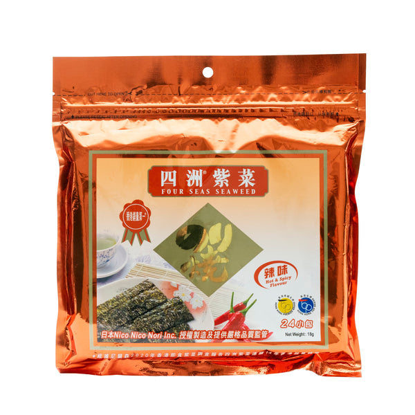 FOUR SEAS SEAWEED 24 Packs (SPICY) 18G