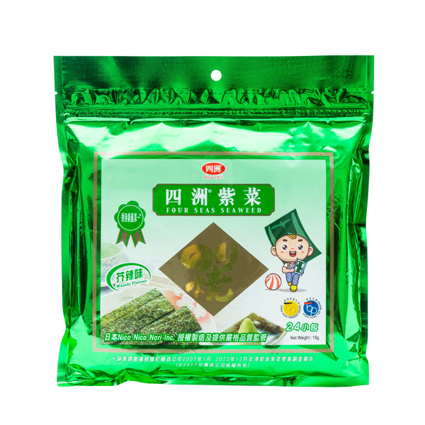 FOUR SEAS SEAWEED 24 Packs (WASABI) 18G