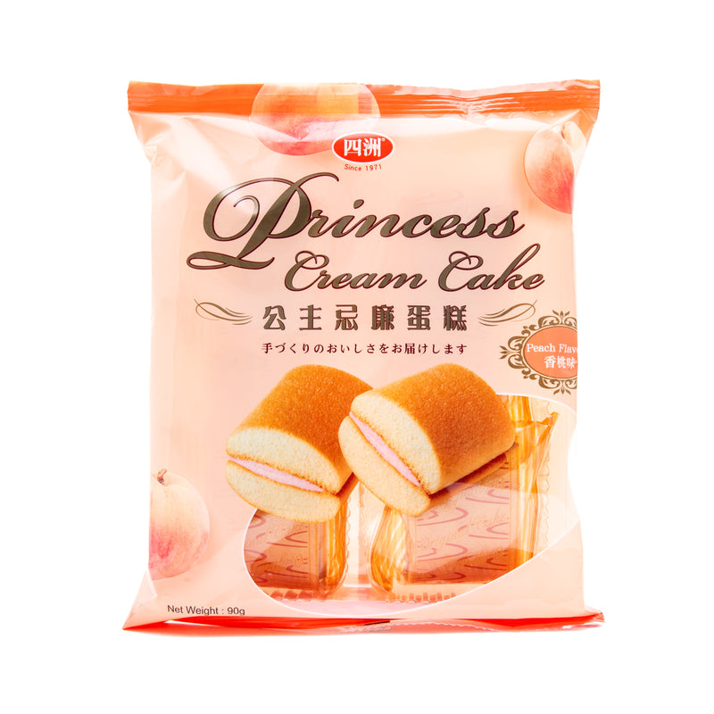 FOUR SEAS PRINCESS CREAM CAKE -PEACH 90G