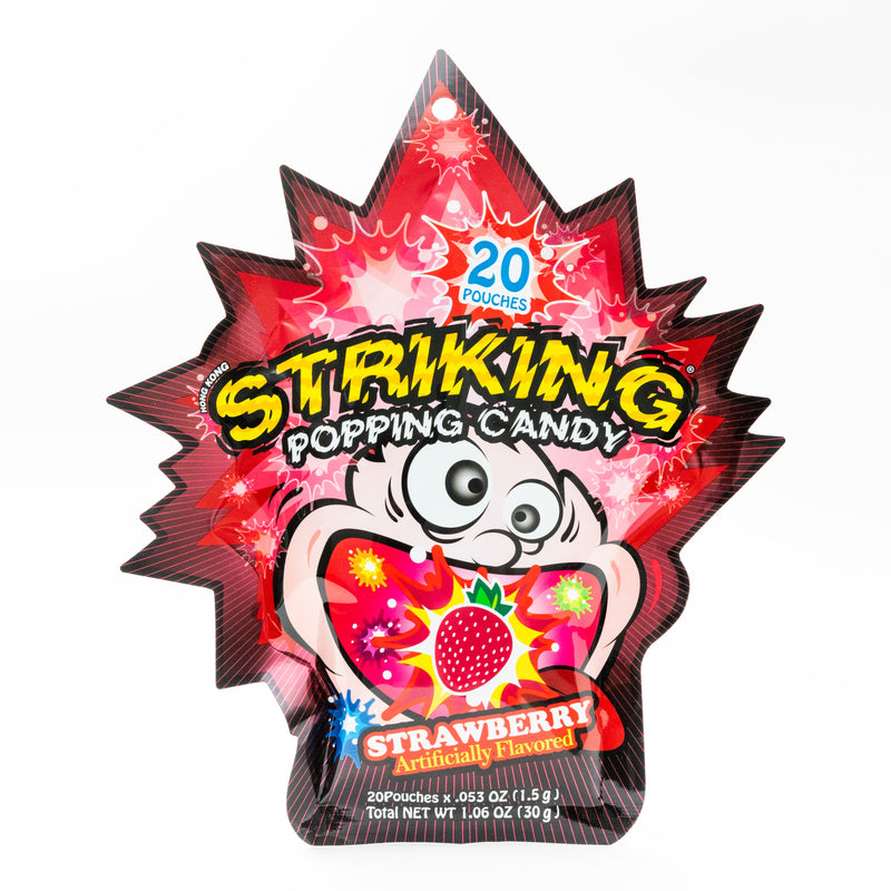 STRIKINGPOPPING CANDY -STRAWBERRY 30G