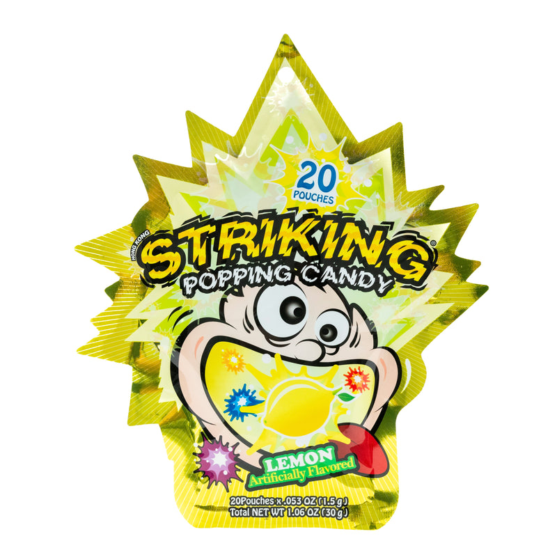 STRIKING POPPING CANDY -LEMON 30G