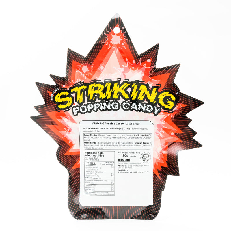 STRIKING POPPING CANDY -COLA 30G