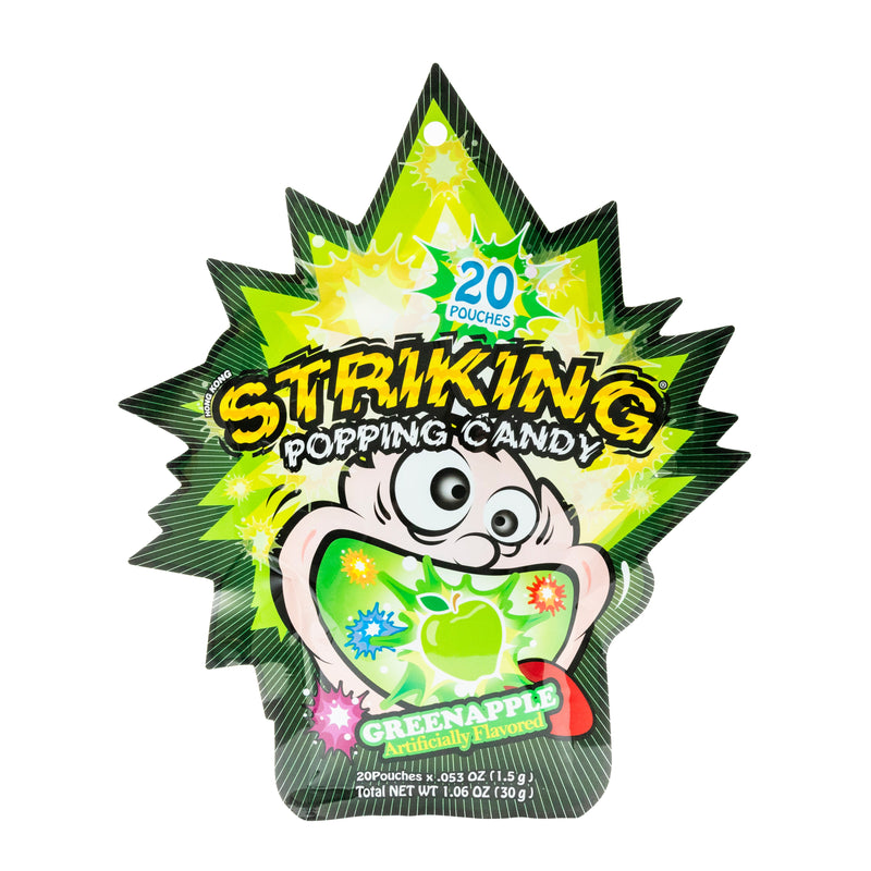 STRIKING POPPING CANDY -APPLE 30G