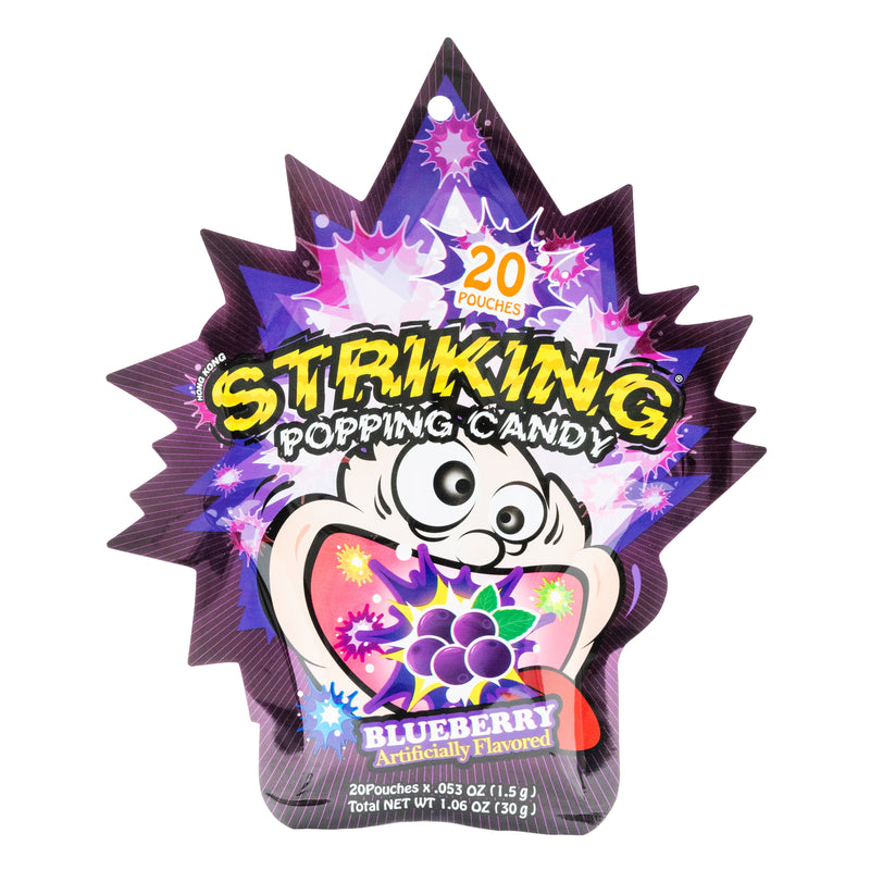 STRIKING POPPING CANDY -BLUEBERRY 30G