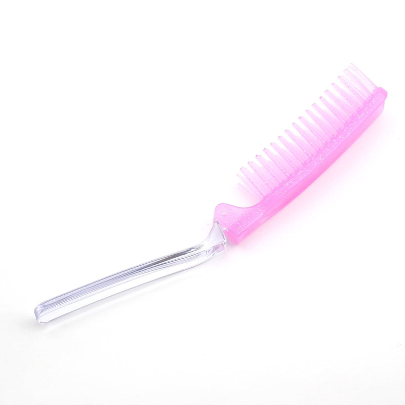 Folding Brush (Anti Static/Damaged Hair/PK*BL/9.5x3x2cm)