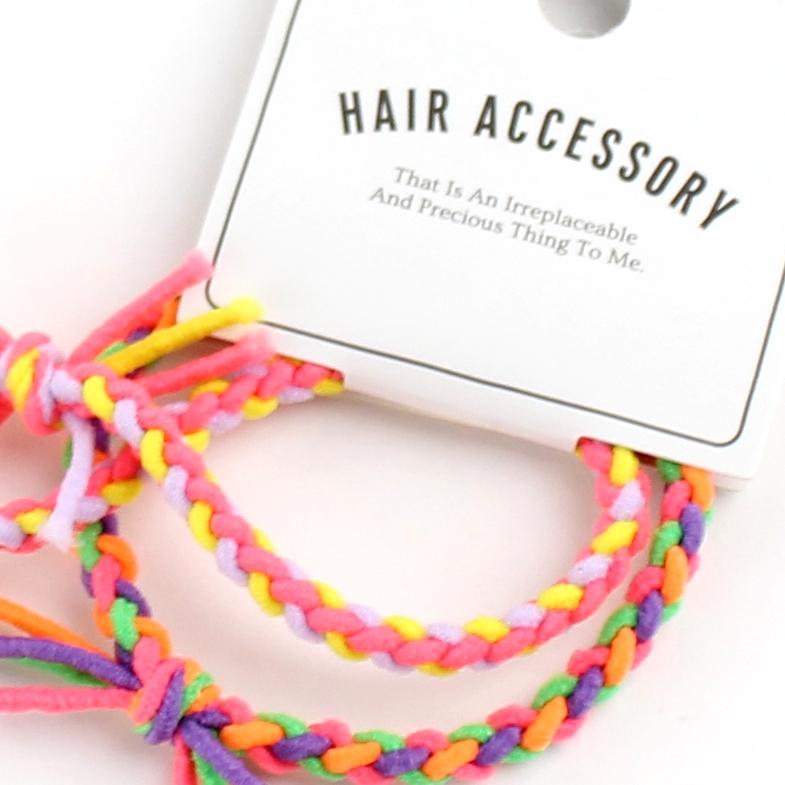 Hair Ties (3xCol/5.5x5.5cm (2pcs))