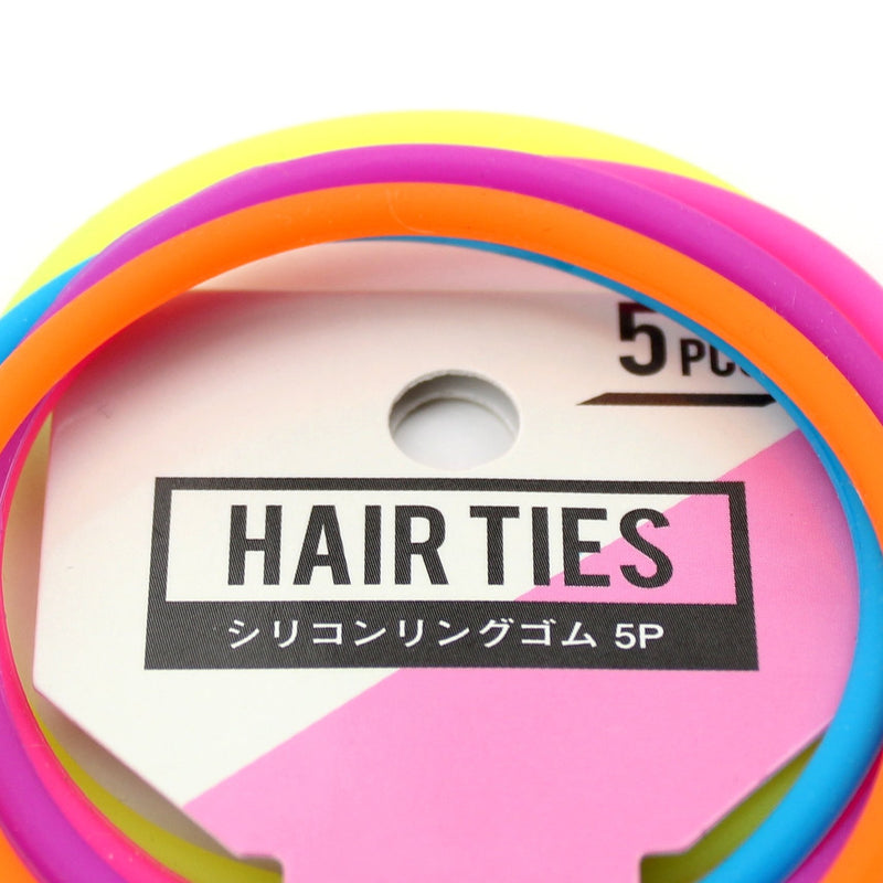 Hair Ties (BK*ASST/6x6cm (5pcs))