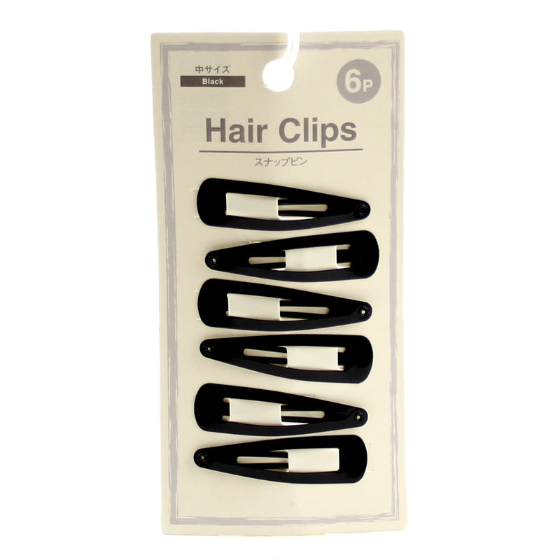 Hair Clips (BK/6pcs)