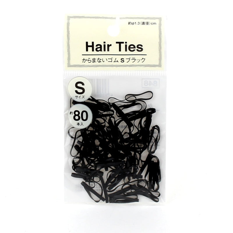 Hair Ties (PU/BK/80pcs)
