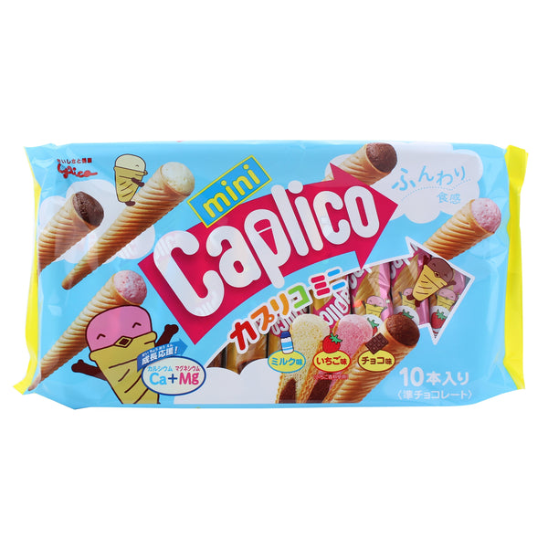 Chocolate Snack (Assortment: Chocolate, Strawberry, Milk/Mini/87 g (10pcs)/Glico/Caplico)