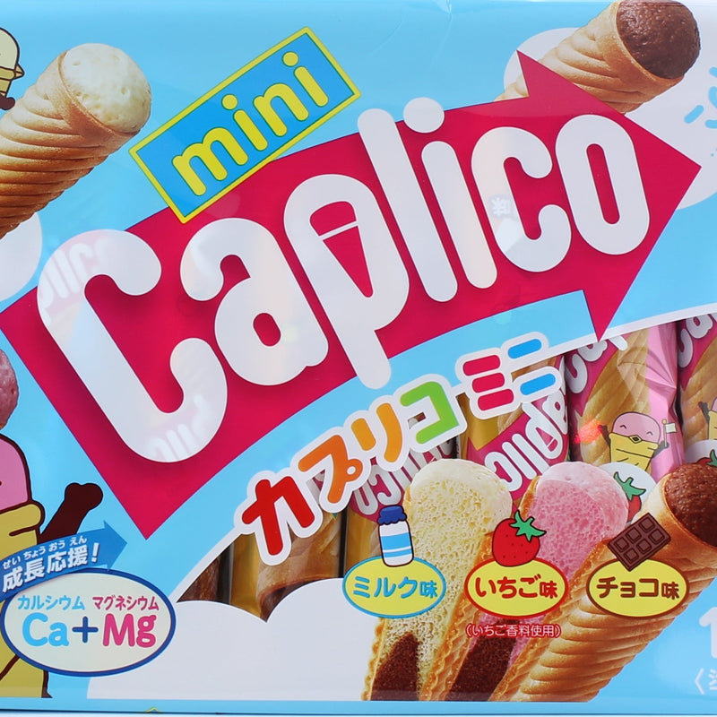 Chocolate Snack (Assortment: Chocolate, Strawberry, Milk/Mini/87 g (10pcs)/Glico/Caplico)