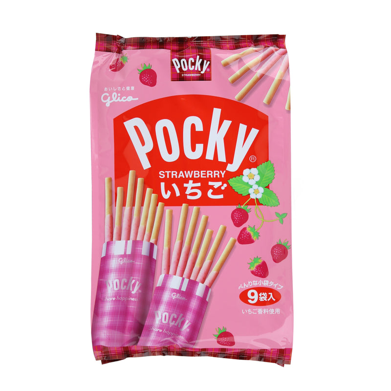 Chocolate Snack (Strawberry/122.4 g (9pcs)/Glico/Pocky)