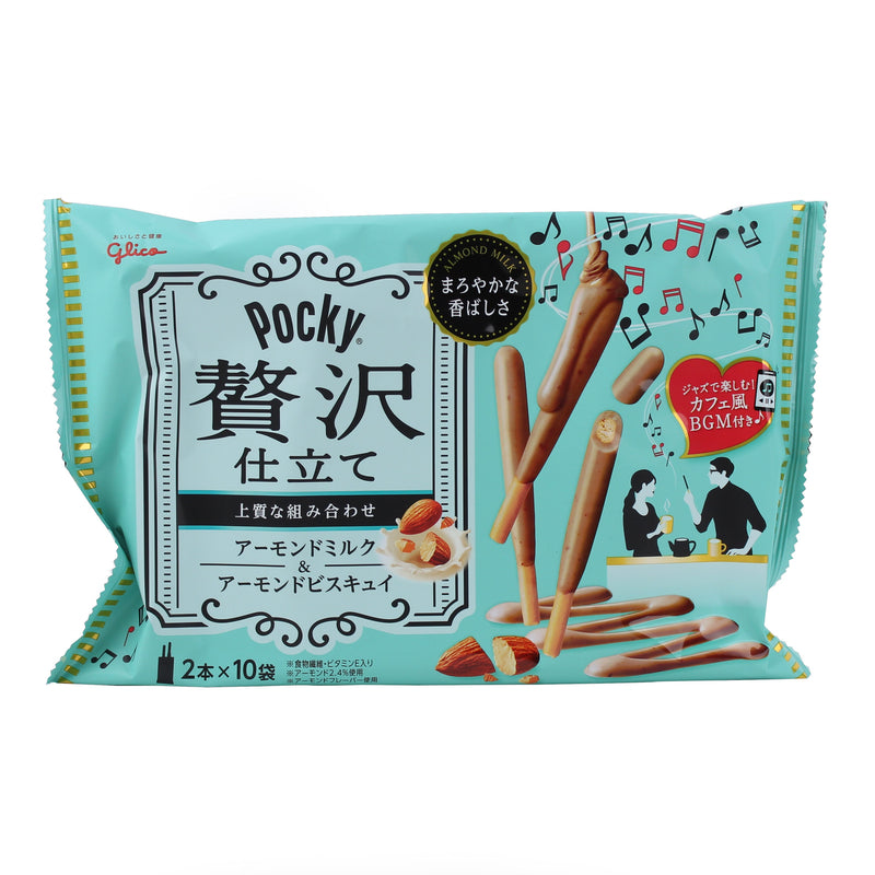 Chocolate Snack (Almond Milk/136 g (10pcs)/Glico/Pocky)