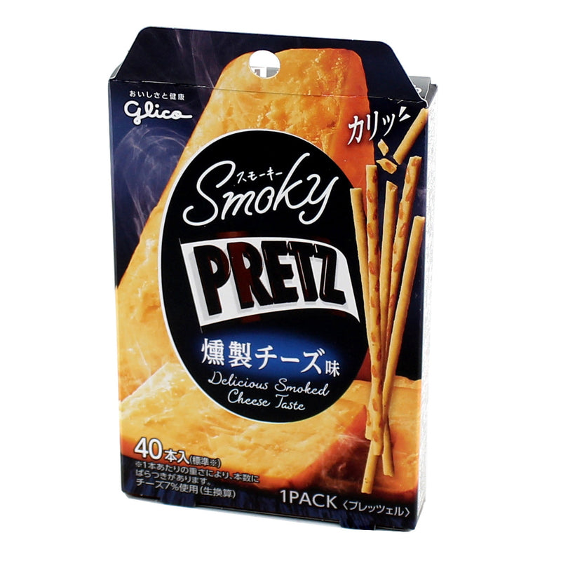 Glico Pretz Smoked Cheese Pretzel Snack (24g (40Pcs))