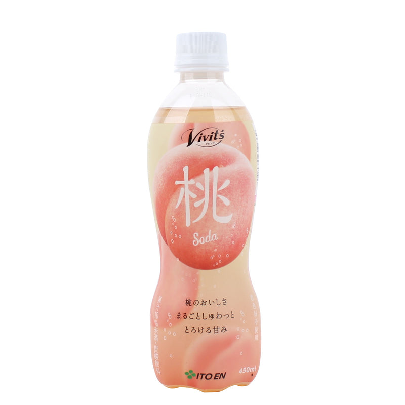 Soda Drink (Peach/450 mL/Itoen/Vivit's)