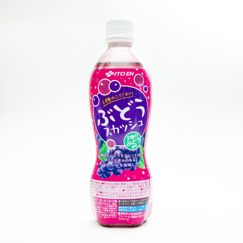 Soda Drink (Grape/Pressure Warning: Store in cool area. Do not shake or freeze drink before opening/450 mL/Itoen)